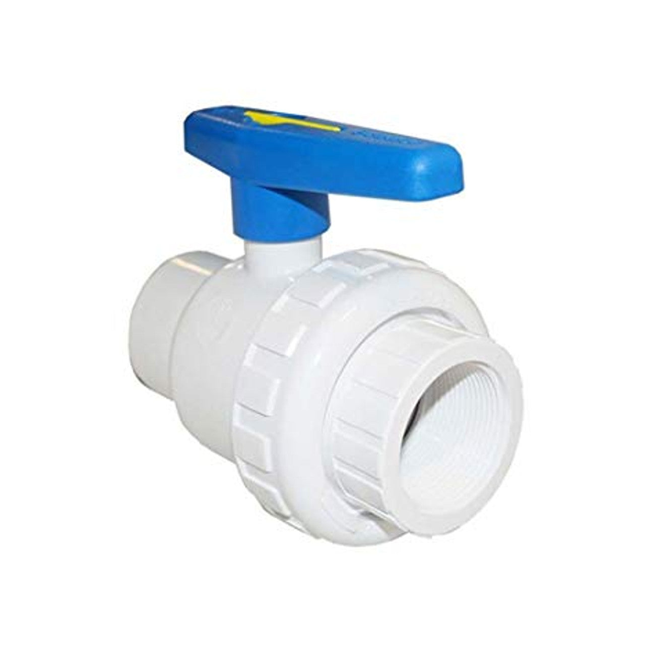 PRAHER VALVE A BILLE 2 VOIES PVC VISSE FEMELLE X VISSE FEMELLE 1-1/2" - 150-111 - Piscines Geyser