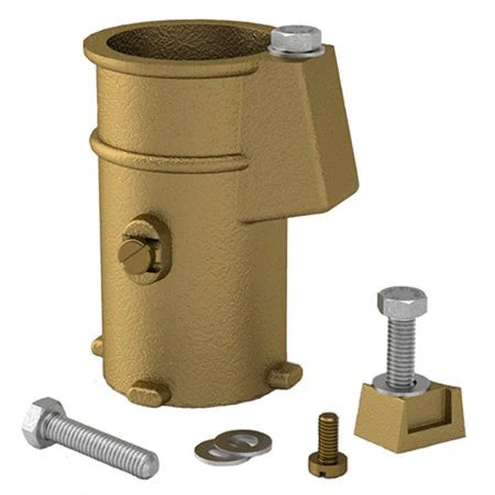 ANCRAGE 4'' POUR ECHELLE bronze - PS-4019C - Piscines Geyser