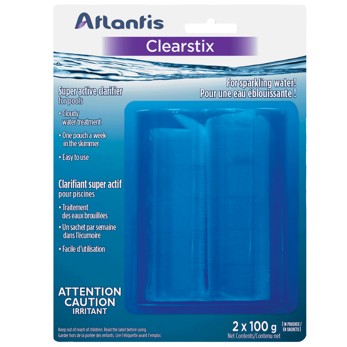 ATLANTIS CLEARSTIX 200G - Piscines Geyser
