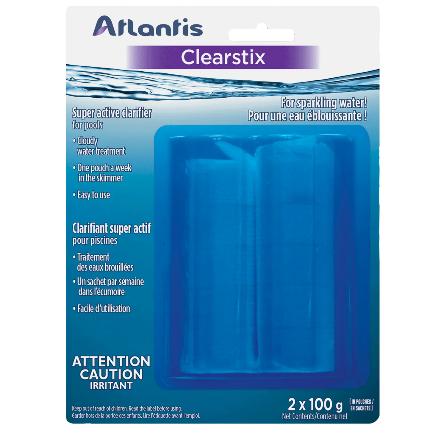 ATLANTIS CLEARSTIX 200G - Piscines Geyser