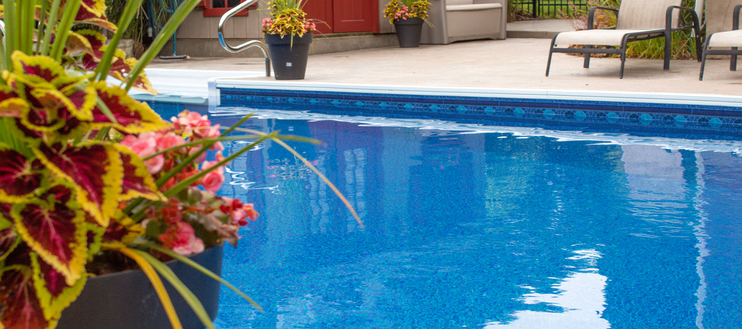 Raleigh Blue Inground Pool Liner