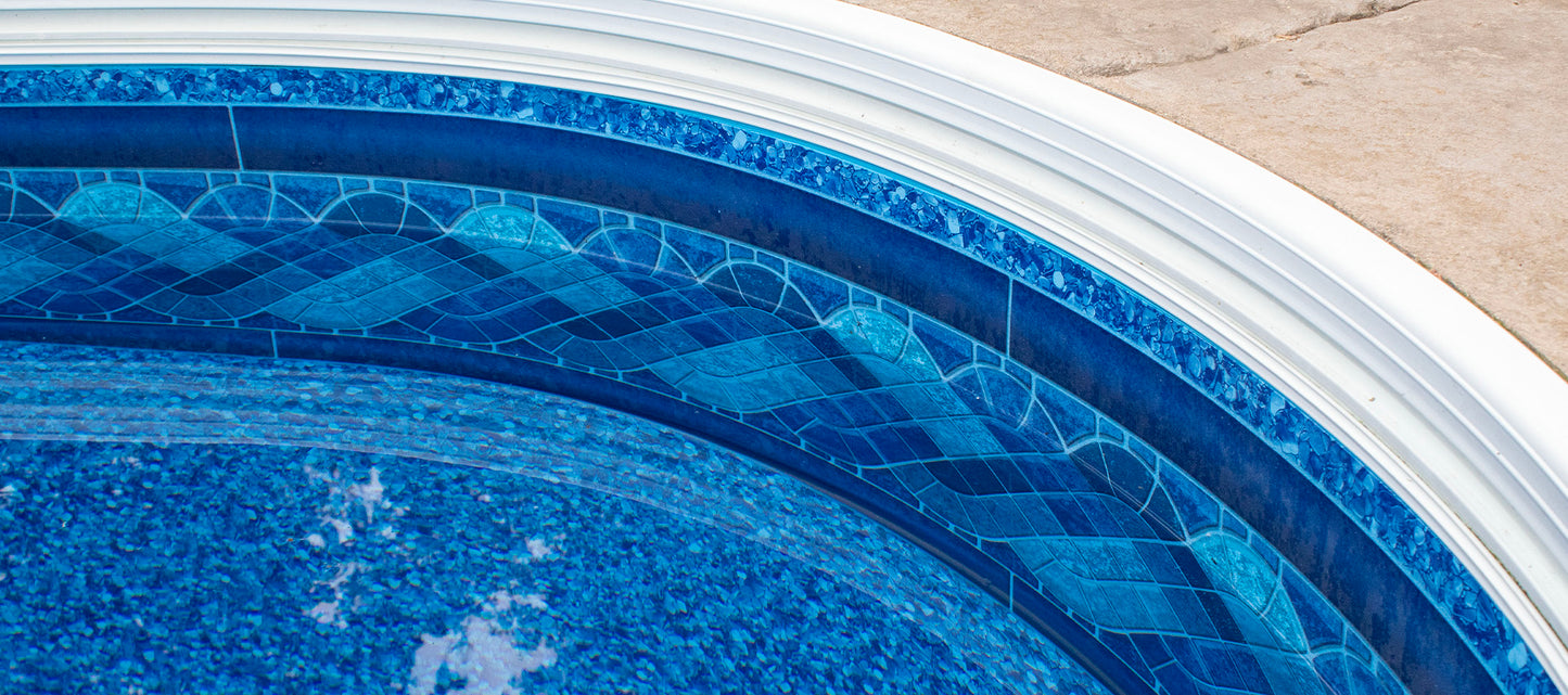 Raleigh Blue Inground Pool Liner