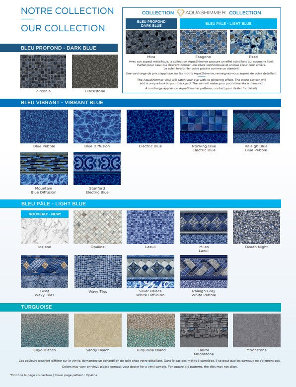 TOILE DE PISCINE SUR MESURE : AQUAFAB - Piscines Geyser