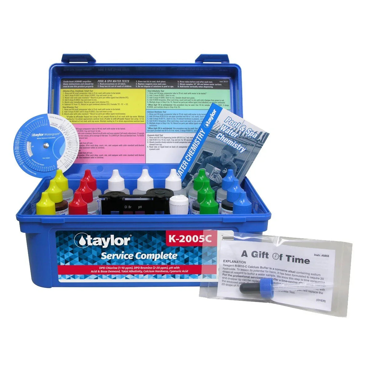 Taylor Complete High Range Pool Water Test Kit – Réactifs 2 oz ...