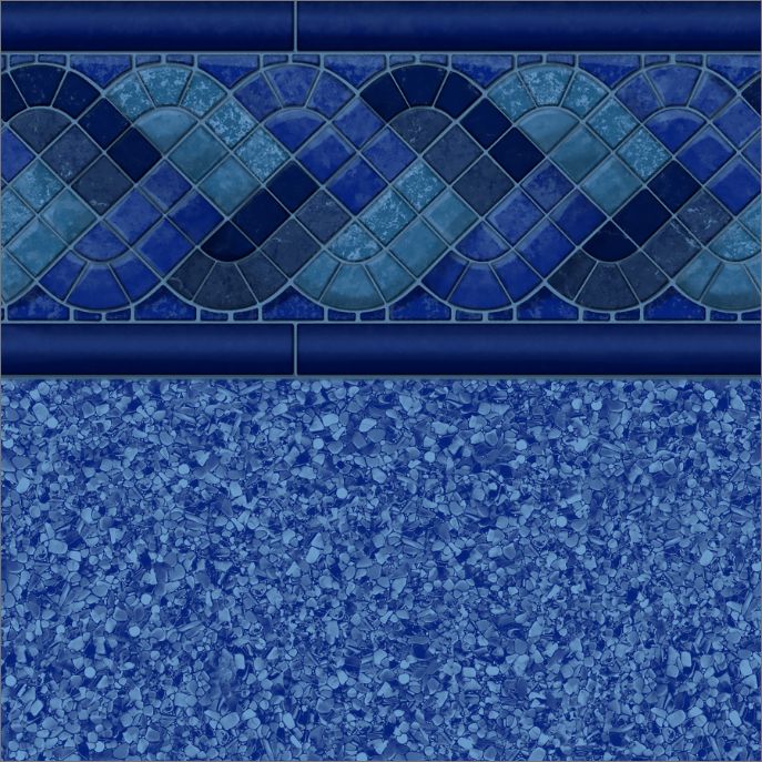 Raleigh Blue Inground Pool Liner