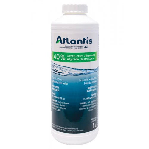 ATLANTIS ALGICIDE DESTRUCTEUR 40 % 3.6 L - Piscines Geyser