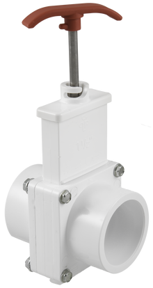 Valve à guillotine Praher collée - 1-1/2"