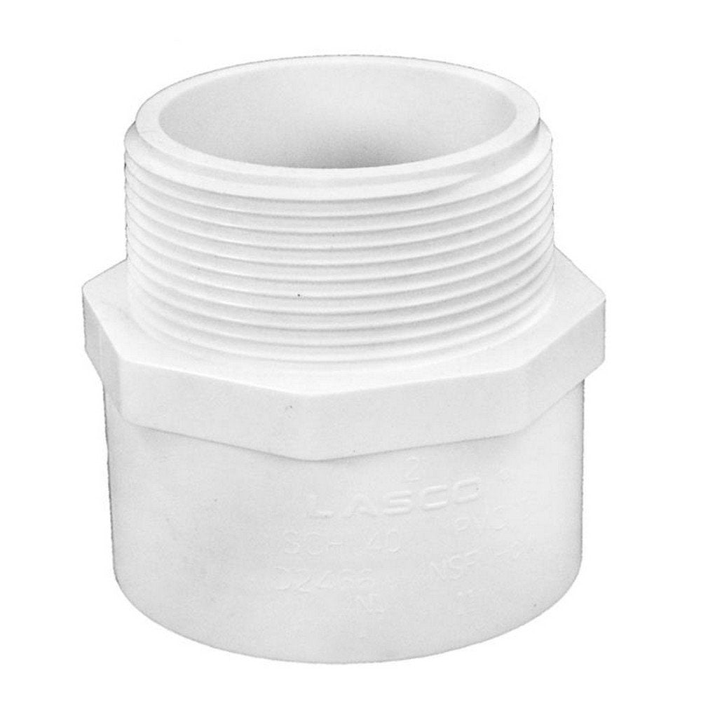 LASCO  ADAPTATEUR VISSE MALE x COLLE  2" -  436-020 - Piscines Geyser