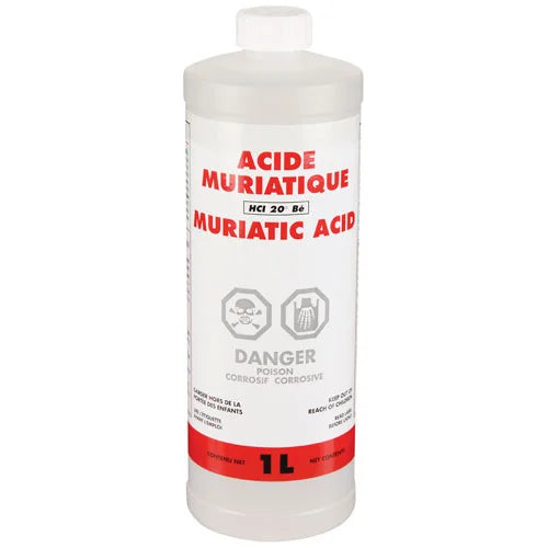 ACIDE MURIATIQUE 1 L - Piscines Geyser