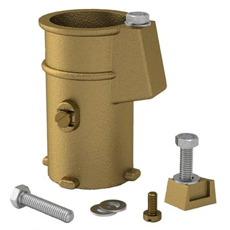 ANCRAGE 4'' POUR ECHELLE bronze  - PS-4019C - Piscines Geyser