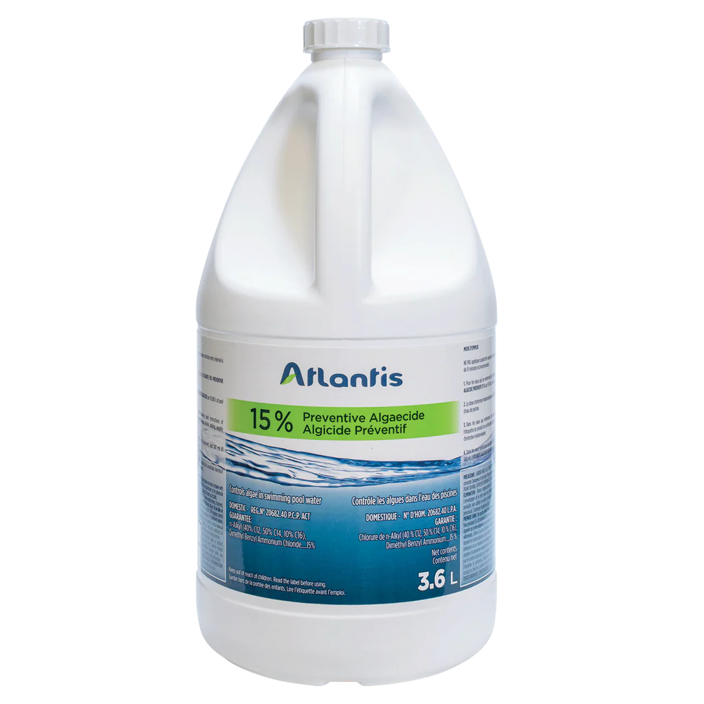 ATLANTIS ALGICIDE PREVENTIF  10%  3.6 L - Piscines Geyser