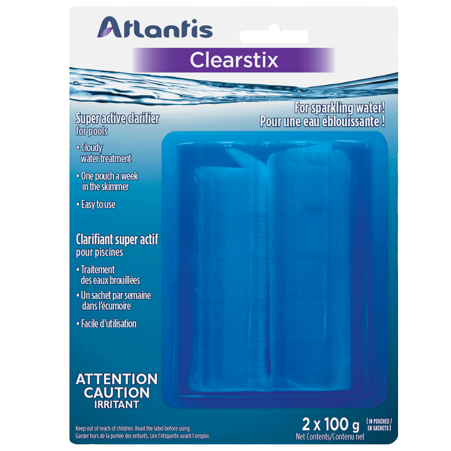 ATLANTIS CLEARSTIX   200G - Piscines Geyser