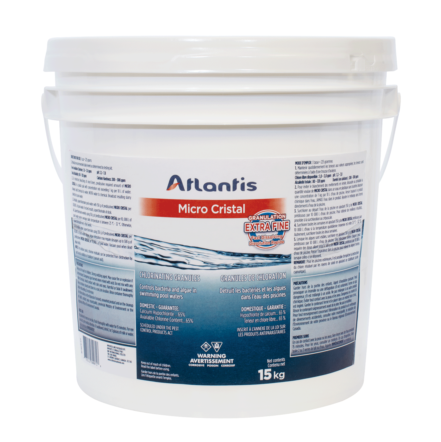 ATLANTIS MICRO CRISTAL  15 KG - Piscines Geyser