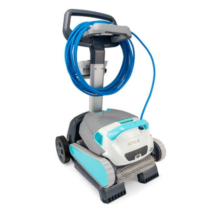 MAYTRONICS ROBOT NETTOYEUR DOLPHIN ACTIVE 40 AVEC CHARIOT ET BLUETHOOT (MUR,FOND ET LIGNE D'EAU) - 99996271-US - Piscines Geyser