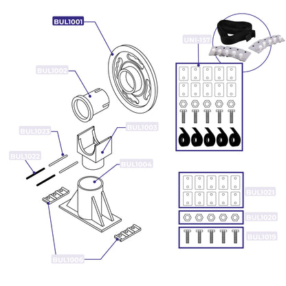 OLYMPIC POIGNEE POUR ROULEAU SOLAIRE - BUL1001 - Piscines Geyser