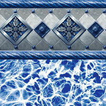 Toile de piscine creusée silver palace, white diffusion