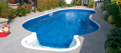 Blue Pebble Inground Pool Liner