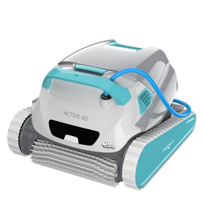 MAYTRONICS ROBOT NETTOYEUR DOLPHIN ACTIVE 40 AVEC CHARIOT ET BLUETHOOT (MUR,FOND ET LIGNE D'EAU) - 99996271-US - Piscines Geyser