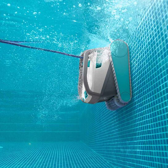 MAYTRONICS ROBOT NETTOYEUR DOLPHIN ACTIVE 60 AVEC CHARIOT , WI-FI ,ETC...( MUR, FOND ET LIGNE D'EAU )- 99996614-US - Piscines Geyser