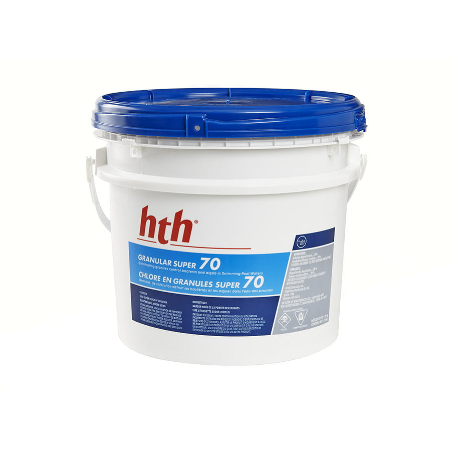 HTH CHLORE GRANULE  70% 10 KG - Piscines Geyser