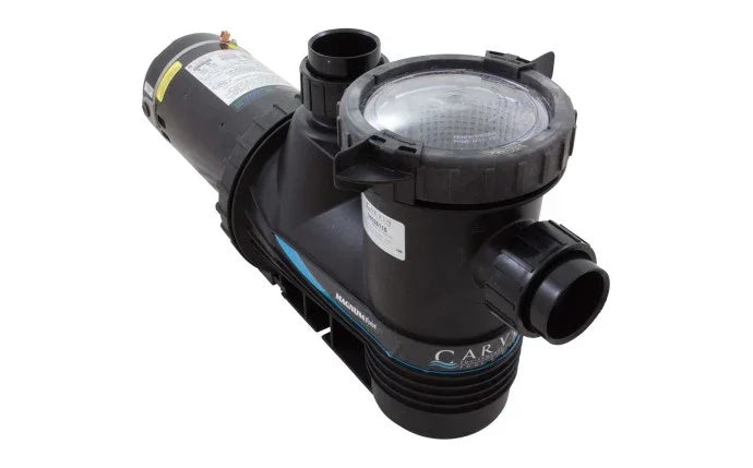 Pompe de piscine noire avec couvercle transparent, pièce détachée pour filtration d'eau