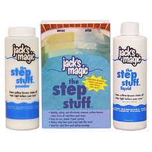 JACK'S MAGIC ENSEMBLE DE PRODUIT DETACHANT POUR LES MARCHES - Piscines Geyser