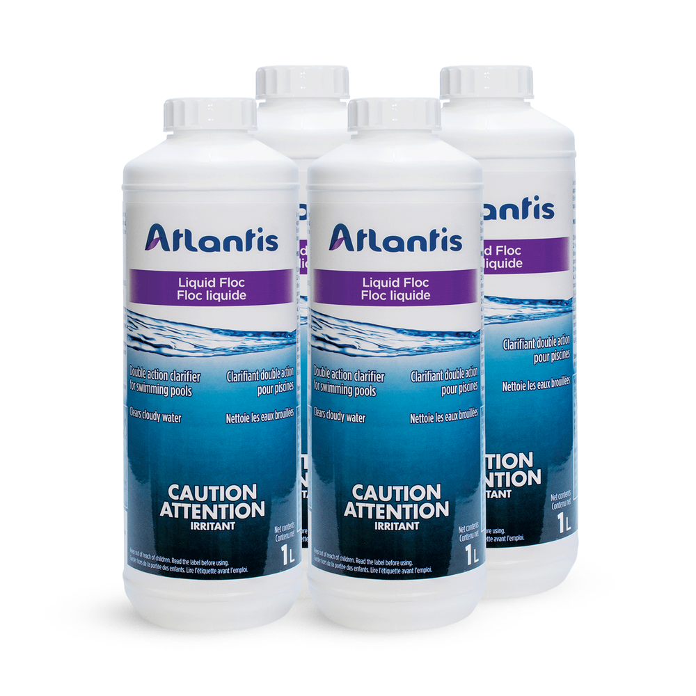 Atlantis Floc liquid pool flocculant 1 liter – Piscines Geyser