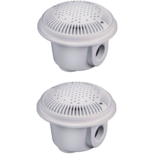 HAYWARD ENSEMBLE DE DRAIN FOND  1,5 po (BLANC) PTQ 2 -  WG1048AVPAK2 - Piscines Geyser