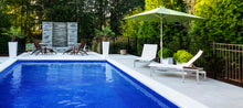 Toile de piscine creusé electric blue