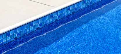 Toile de piscine creusé Rocking blue