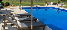Toile de piscine creusé Rocking blue