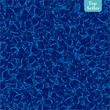 Toile de piscine creusé electric blue